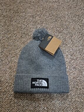 The North Face Grey Unisex Beanie NWT